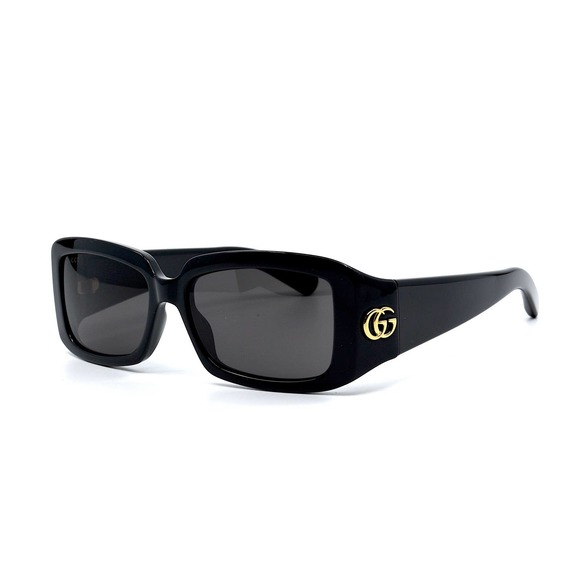 GUCCI GG1403S 001 BLACK GREY AUTHENTIC SUNGLASSES - Picture 1 of 11